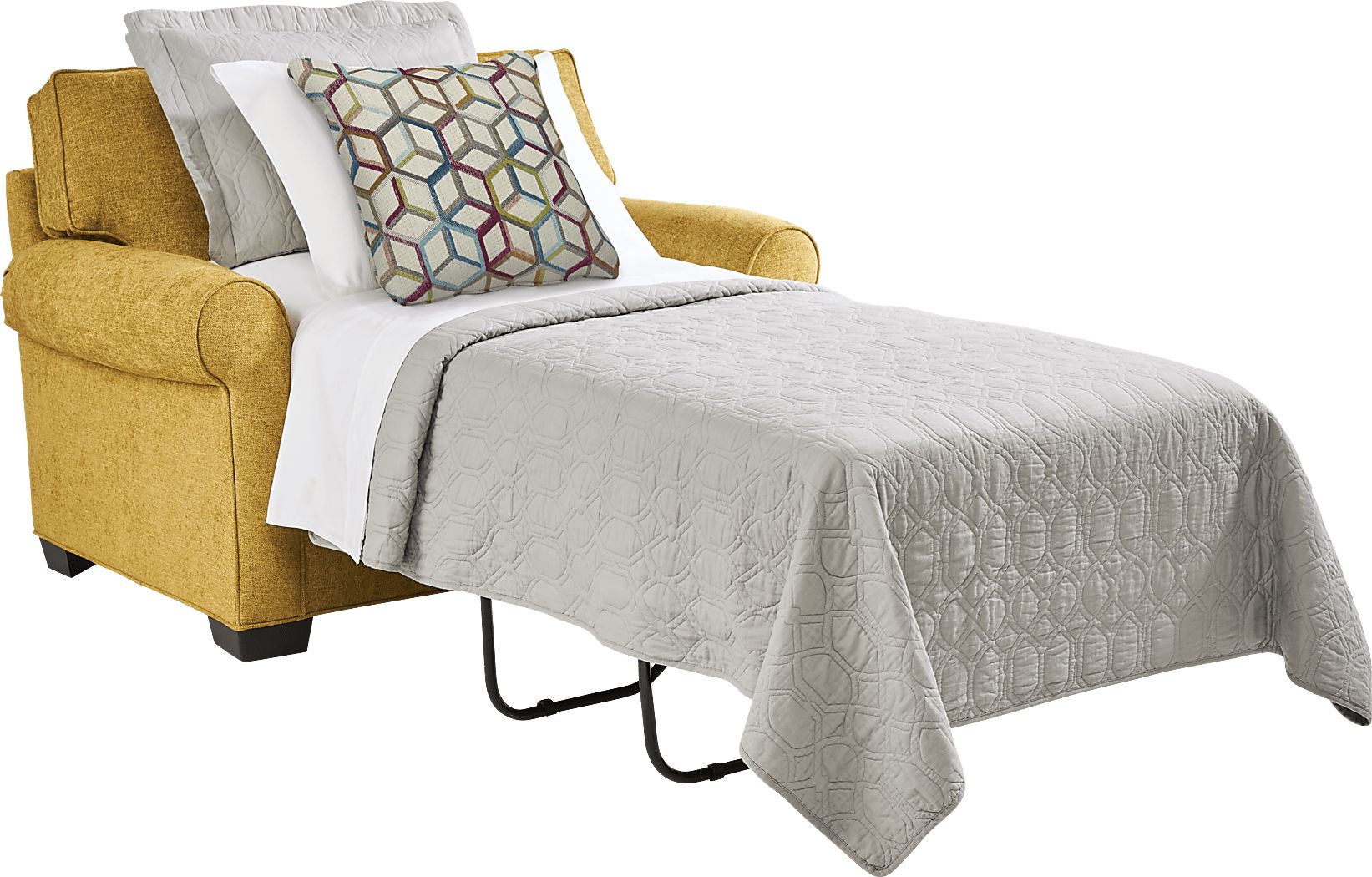 Cindy Crawford Home Bellingham Sunflower Chenille Sleeper Chair