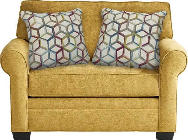 Bellingham Sunflower Textured Chenille Sleeper Chair