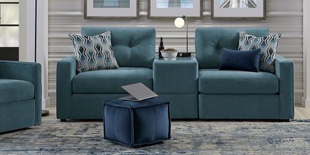 ModularOne Teal 3 Pc Sectional