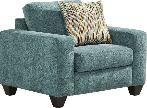 Mallard Trace Teal Chair