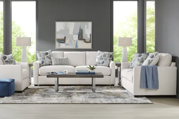 Caprice Ivory 8 Pc Living Room