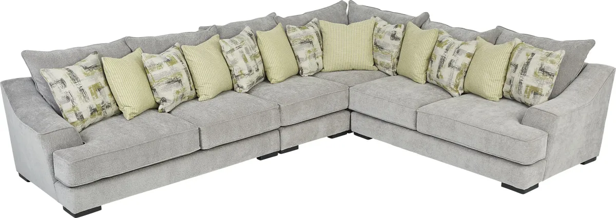 Kinley Gray 7 Pc Sectional Living Room