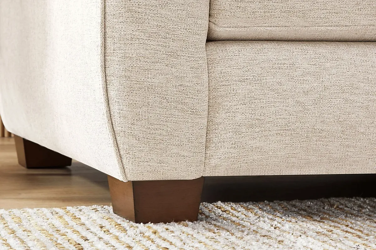 Odette Ivory 7 Pc Living Room with Sleeper Sofa