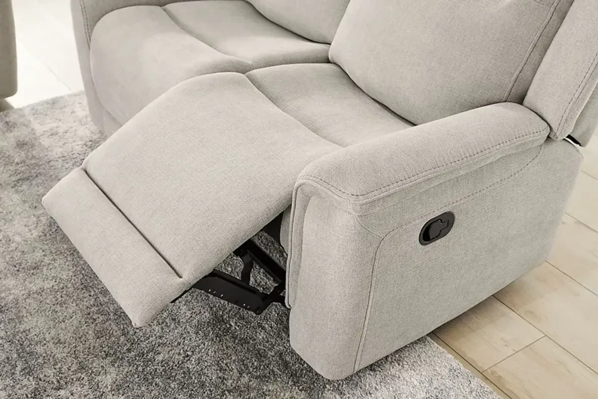 Meadow Park Cement 6 Pc Reclining Living Room