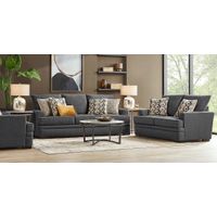 Surrey Hills Black 8 Pc Living Room
