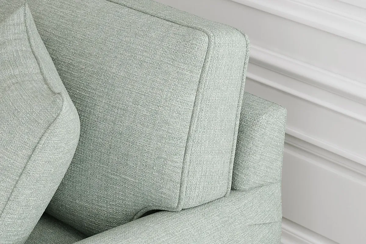 Bellingham Willow Green Textured Chair