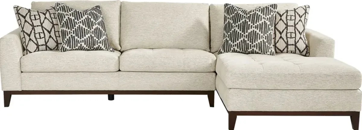 Harmon Beige 2 Pc Sectional