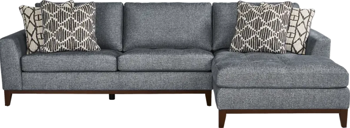 Harmon Indigo 2 Pc Sectional