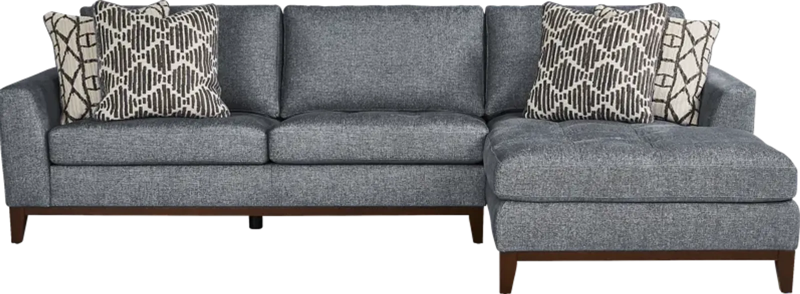 Harmon Indigo 2 Pc Sectional