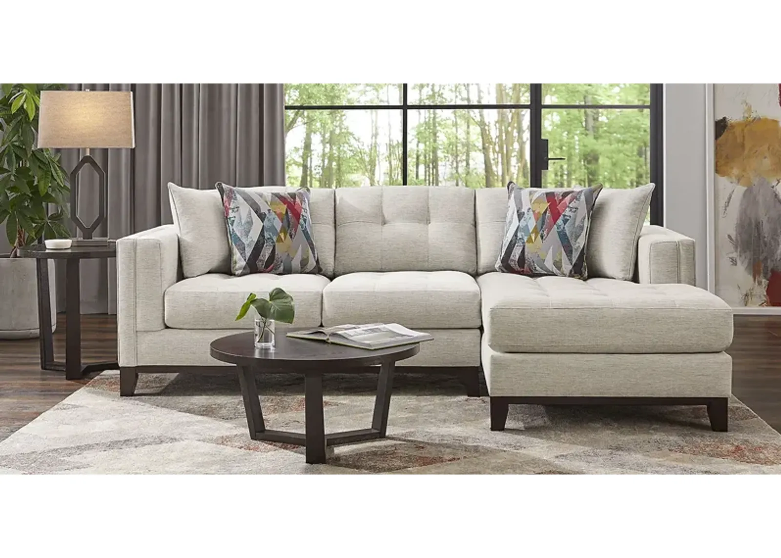 Chatham Oyster 5 Pc Sectional Living Room