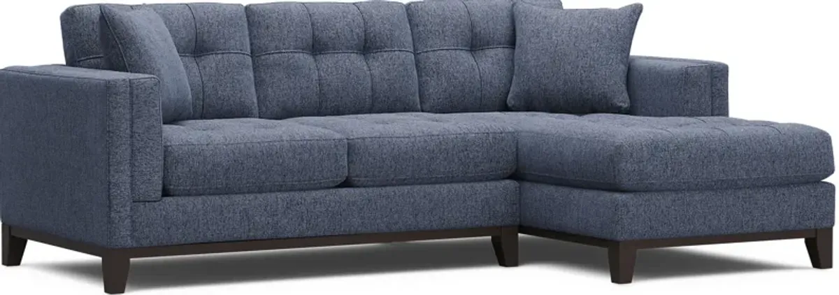 Chatham Navy 5 Pc Sectional Living Room