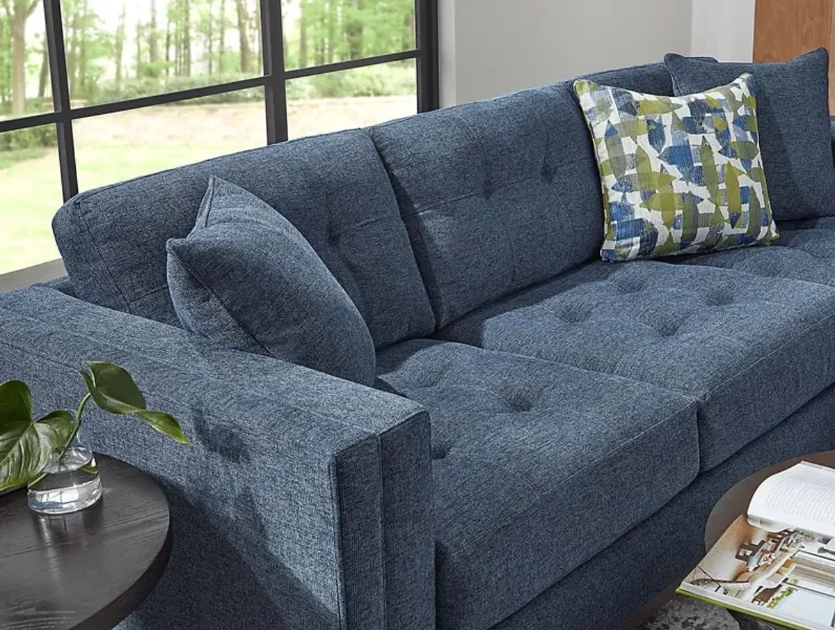 Chatham Navy 5 Pc Sectional Living Room