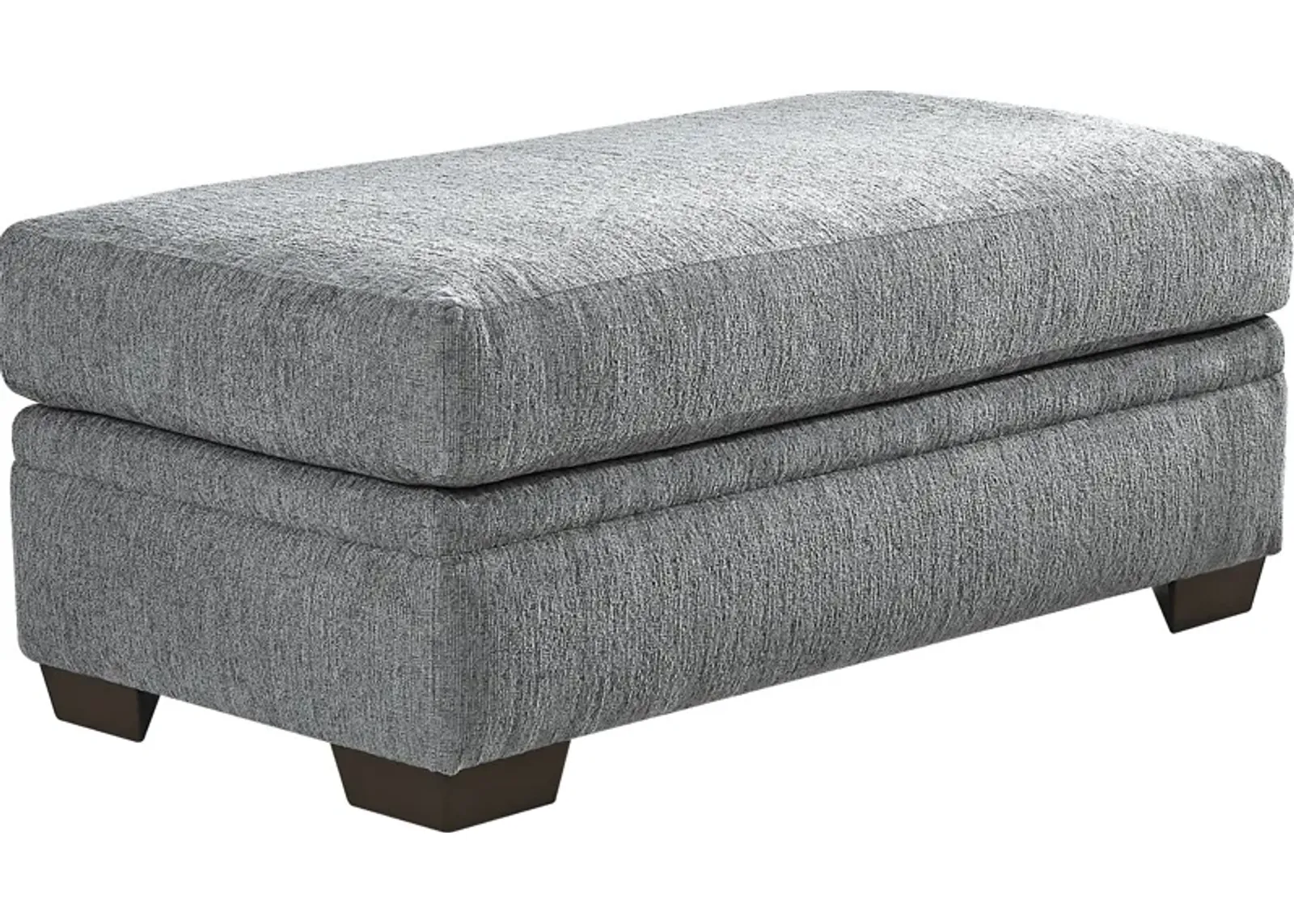 Cooper Blue Ottoman