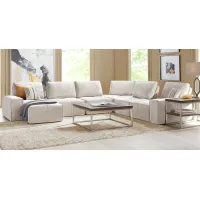 Laney Beige 6 Pc Sectional