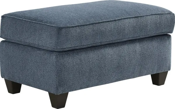 Lennon Navy Ottoman