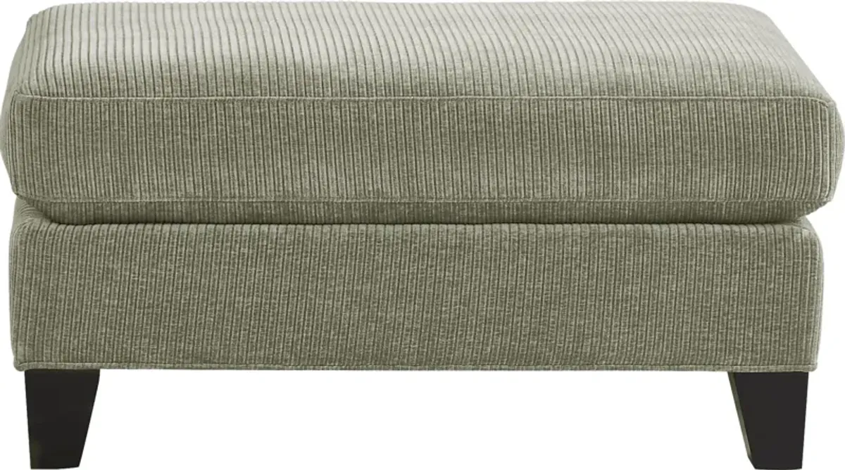 Cambria Sage Ottoman