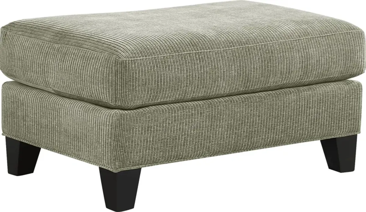 Cambria Sage Ottoman