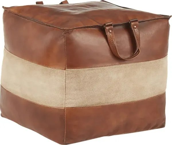 Martee Brown Ottoman