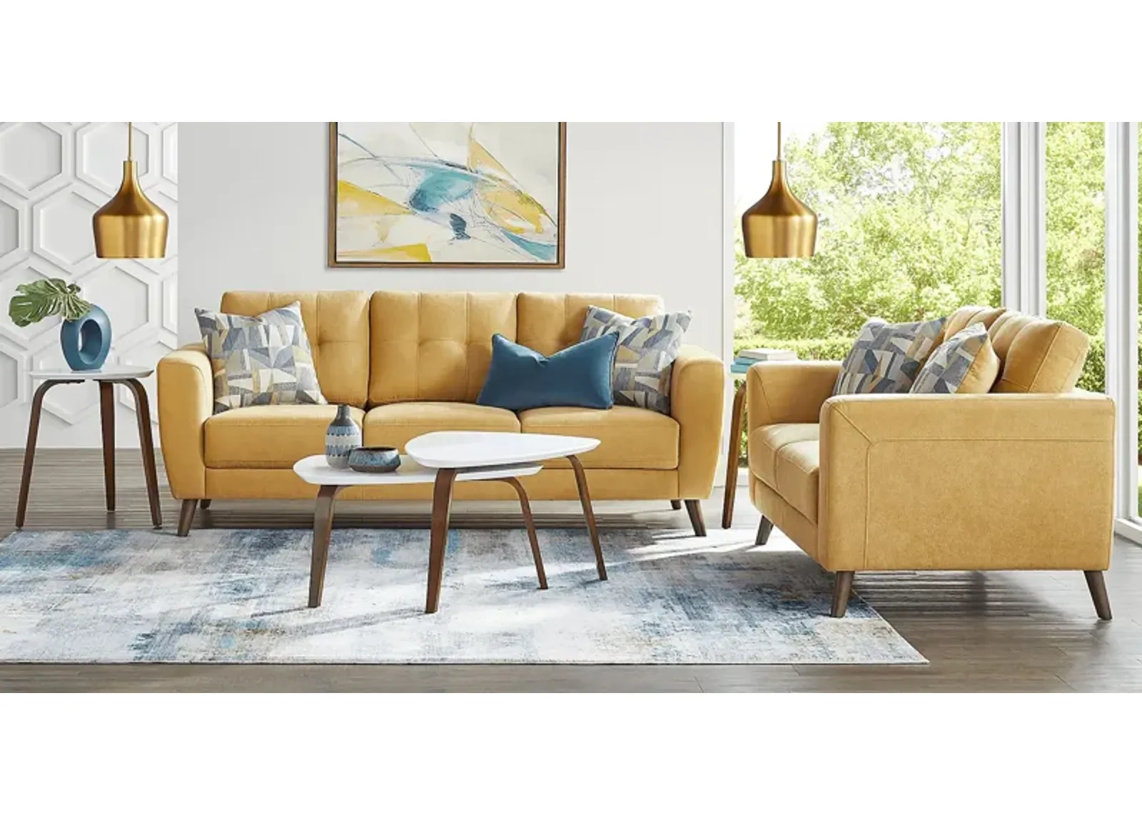 Claremont Heights Sunflower 5 Pc Living Room