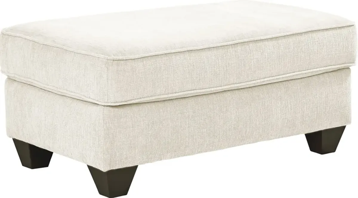 Dennin Heights Beige Ottoman