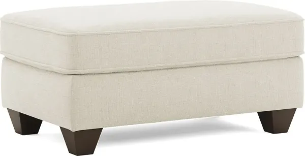 Dennin Heights Beige Ottoman