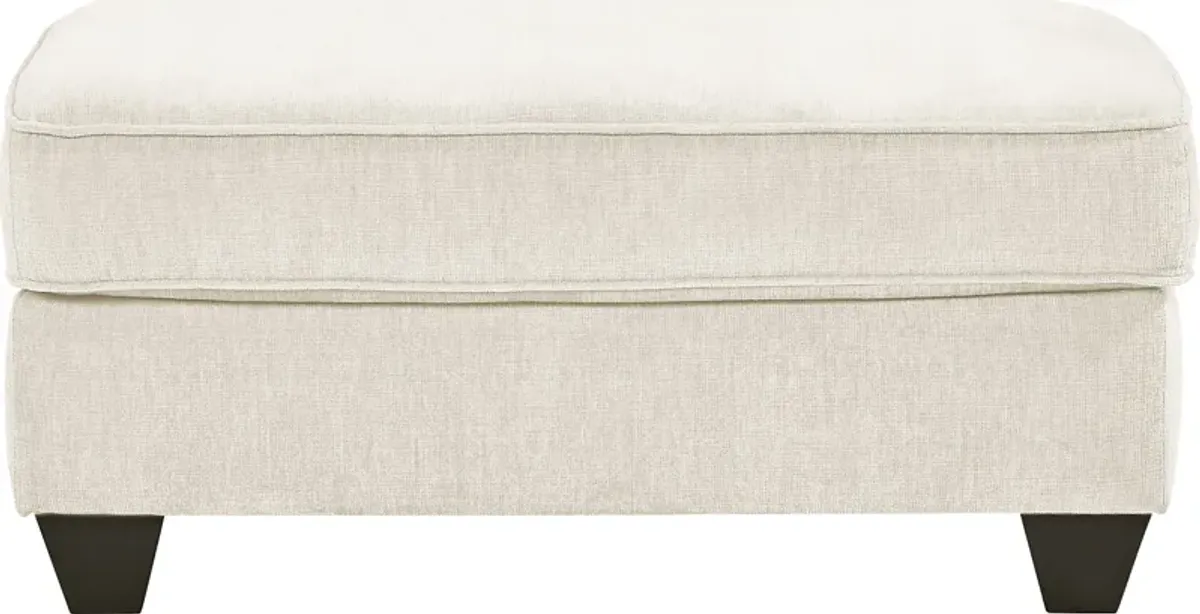 Dennin Heights Beige Ottoman