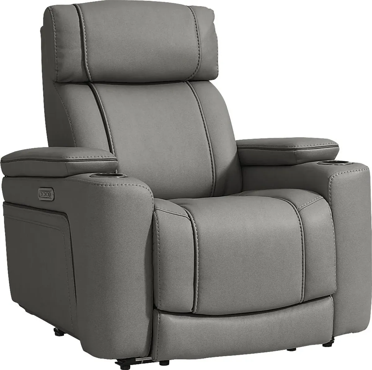 Haven Point Charcoal 3 Pc Reclining Living Room with Dual Power Reclining Sofa