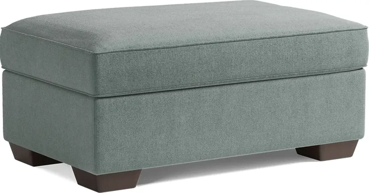 Amalie Teal Ottoman