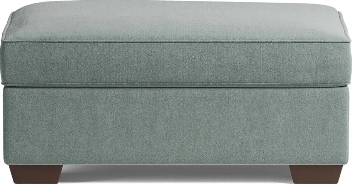 Amalie Teal Ottoman