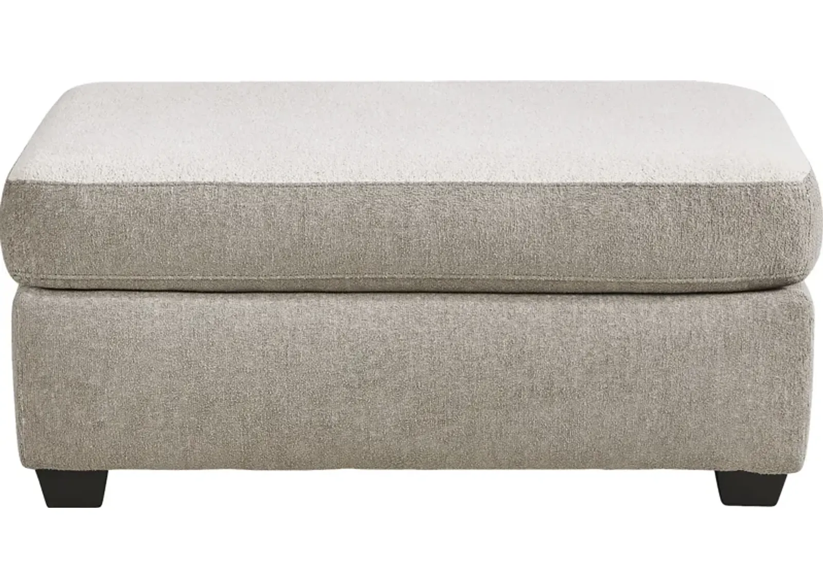 Alcott Gray Ottoman