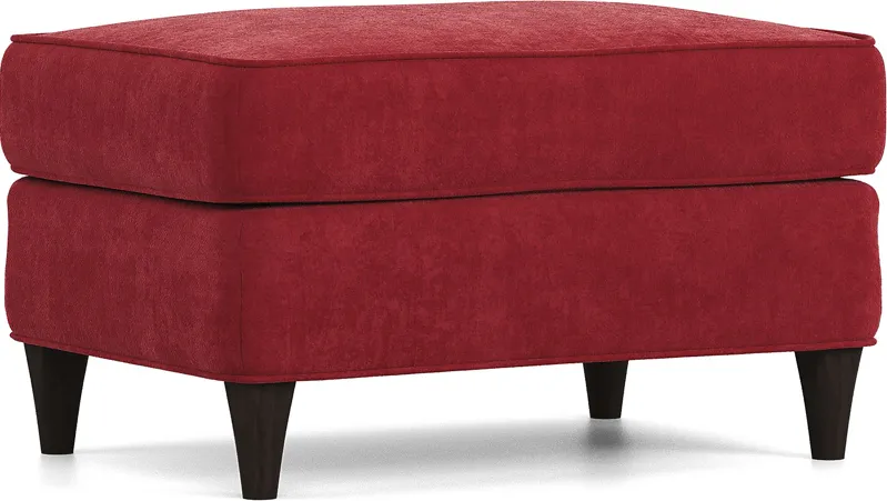 Hanover Ruby Chenille Ottoman