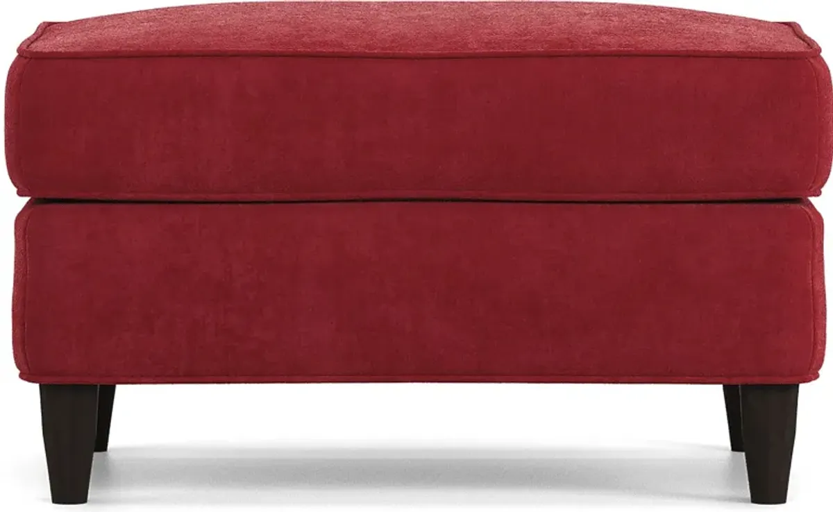 Hanover Ruby Chenille Ottoman