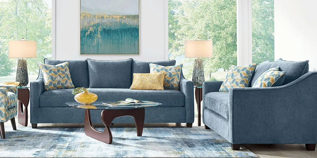 Bloomington Denim 7 Pc Living Room