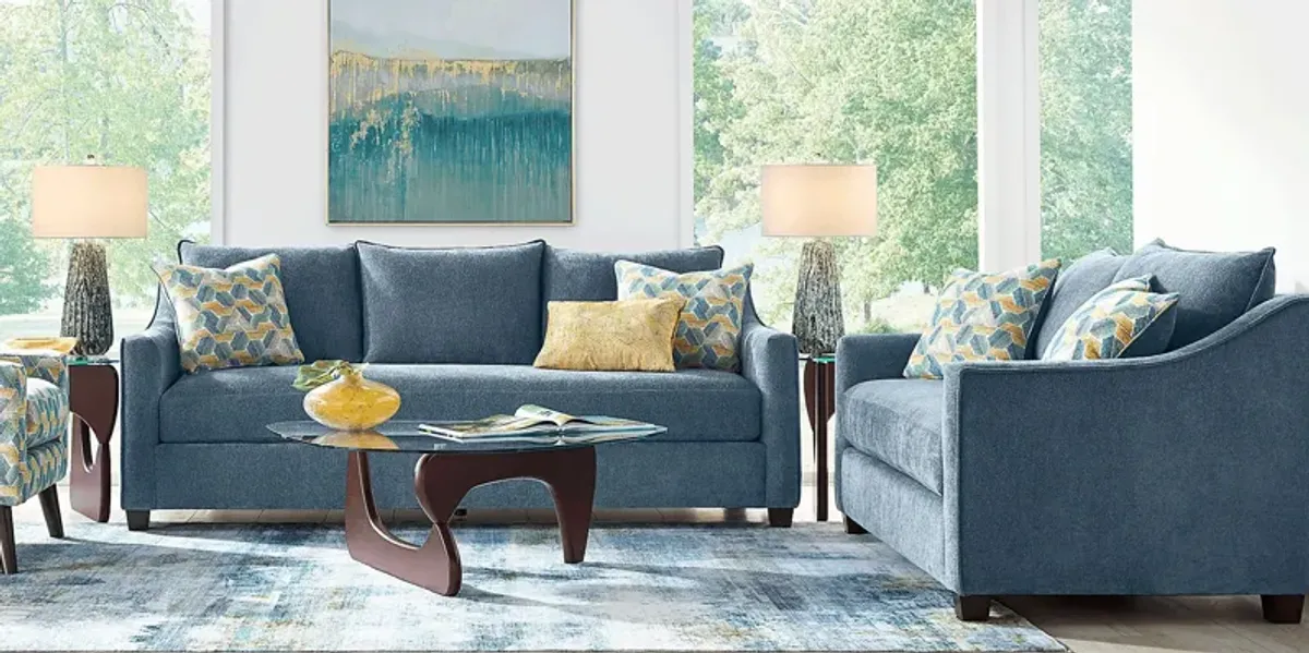 Bloomington Denim 7 Pc Living Room