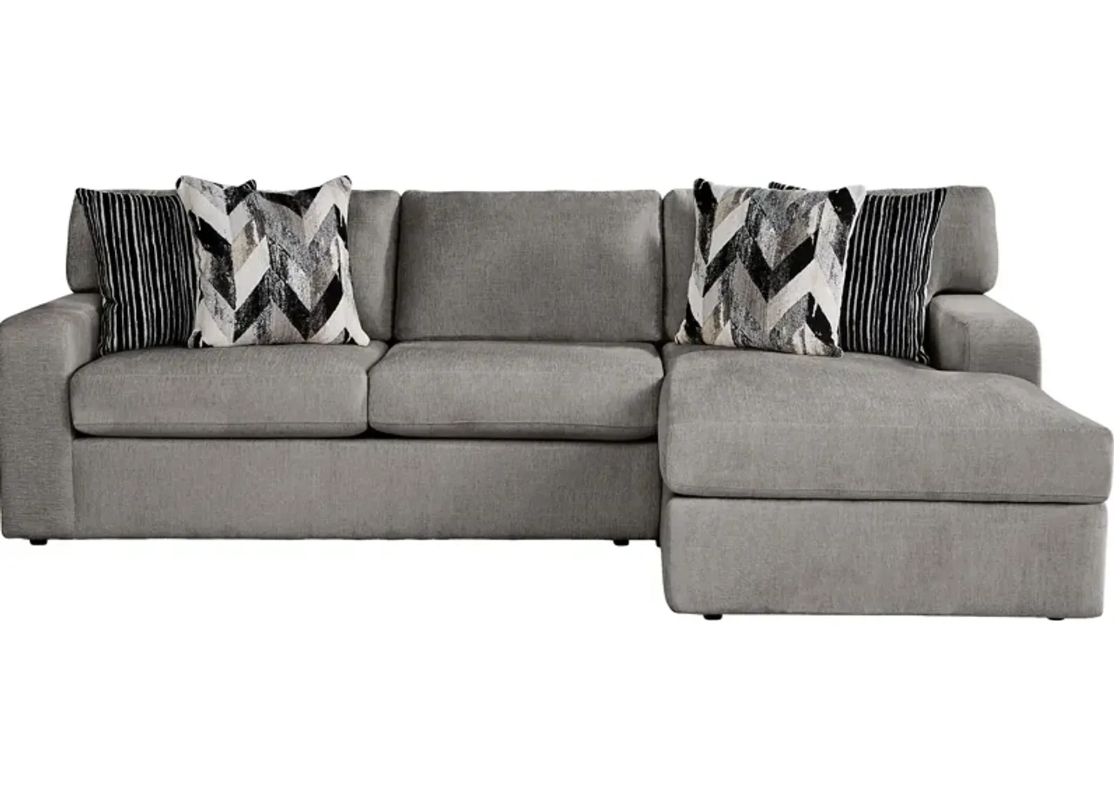 Dekker Park Gray 2 Pc Sectional