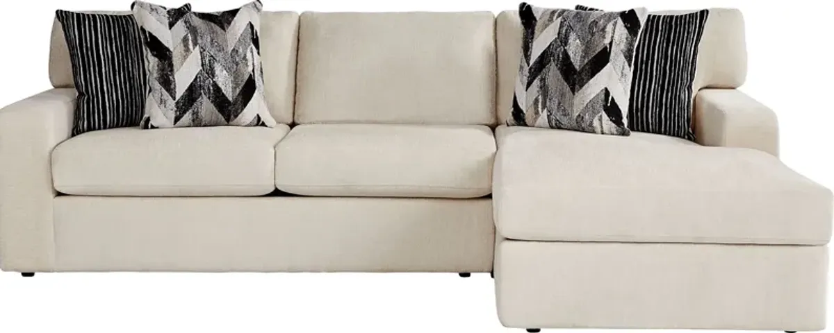 Dekker Park Beige 2 Pc Sectional