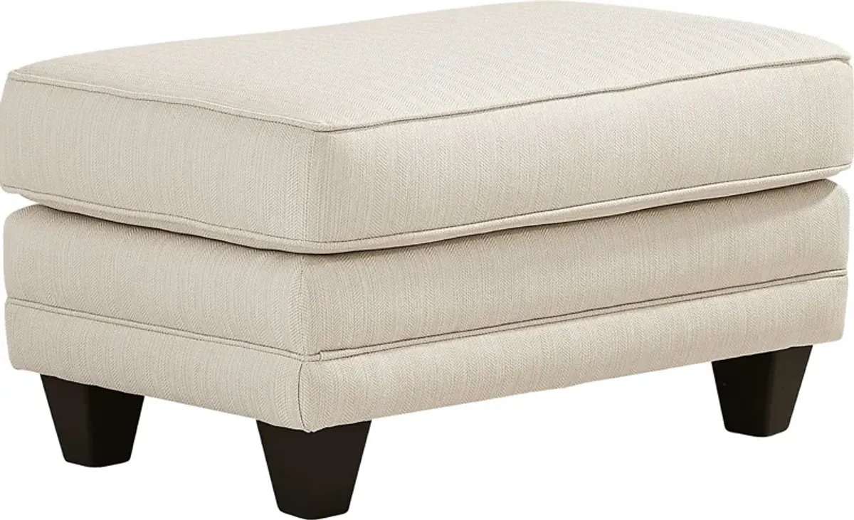 Brightwater Beige Ottoman