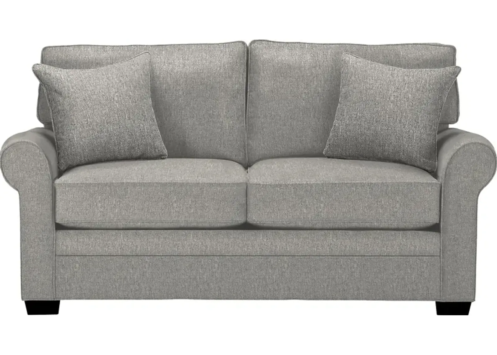 Bellingham Gray Textured Sleeper Loveseat