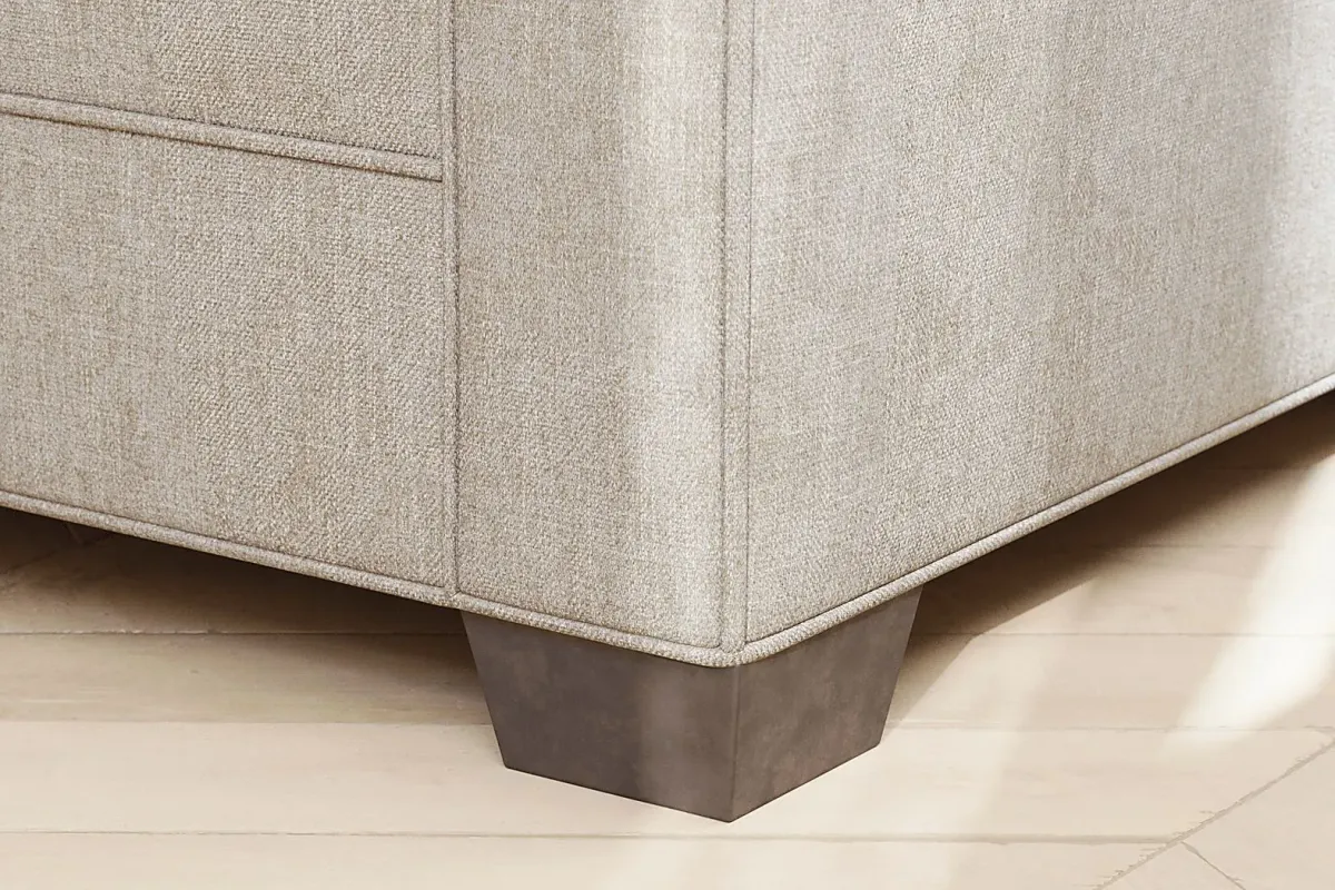 Bellingham Mushroom Textured Chenille Gel Foam Sleeper Loveseat