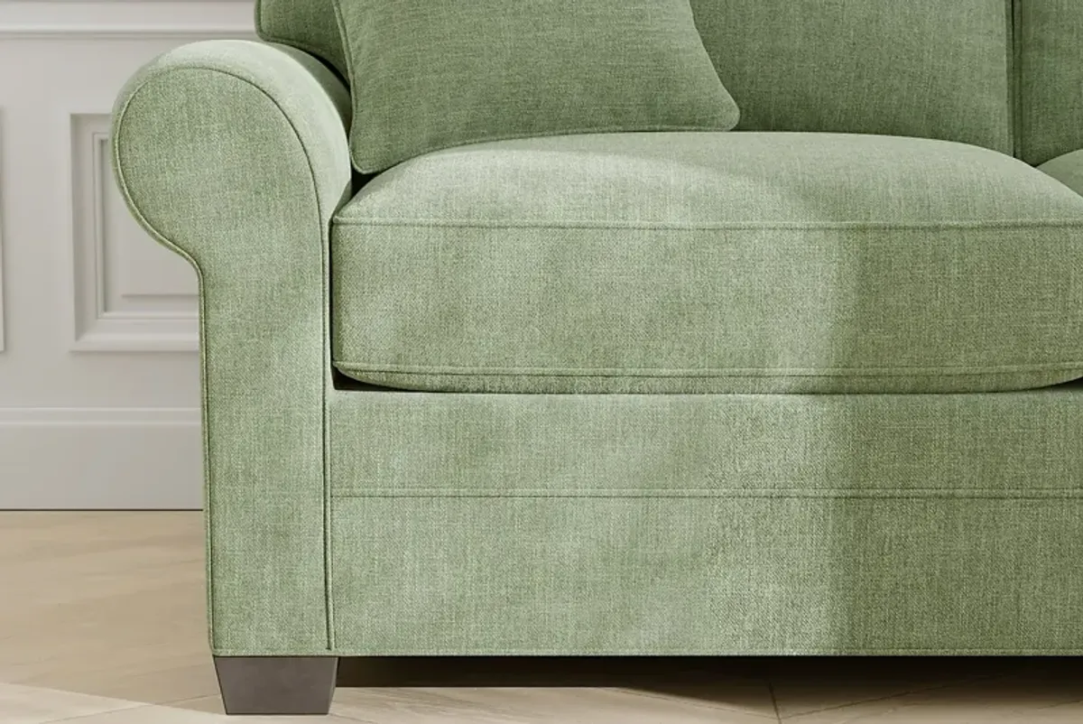 Bellingham Celadon Textured Chenille Sleeper Loveseat