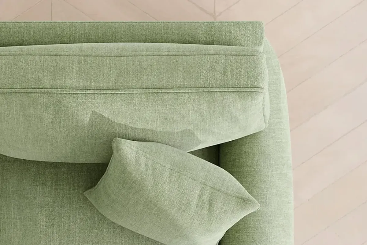 Bellingham Celadon Textured Chenille Sleeper Loveseat