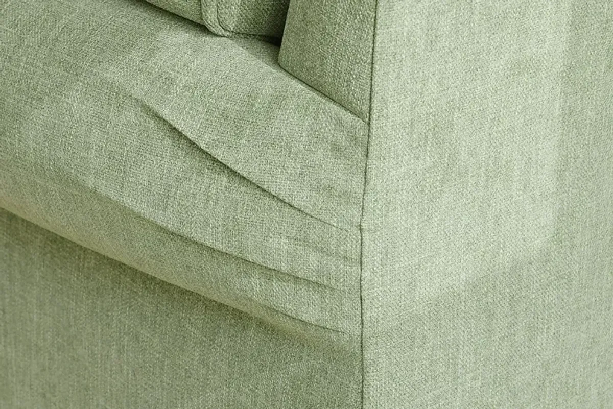 Bellingham Celadon Textured Chenille Sleeper Loveseat