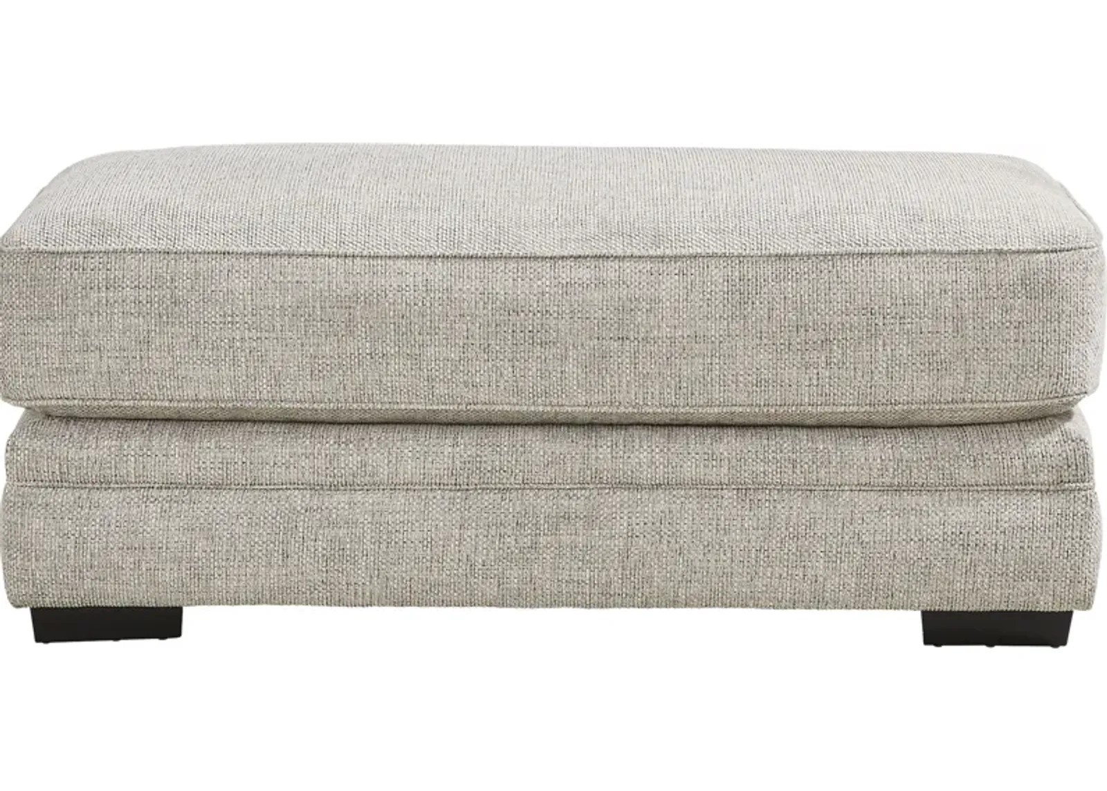 Morgan Falls Gray Ottoman