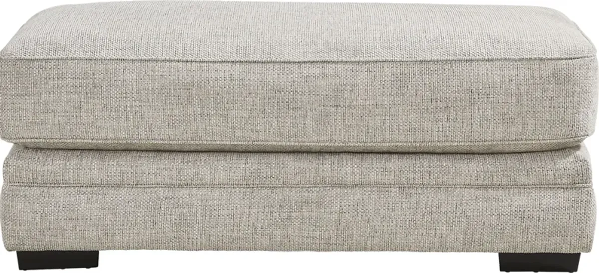 Morgan Falls Gray Ottoman