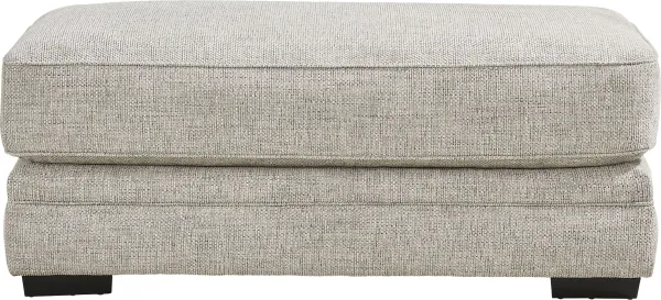 Morgan Falls Gray Ottoman