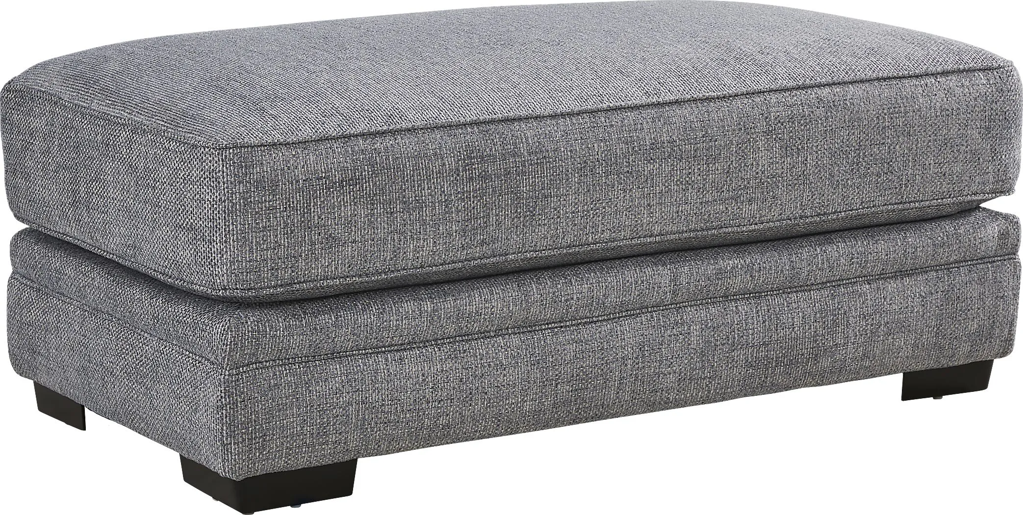 Morgan Falls Blue Ottoman