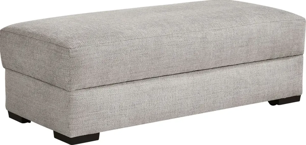 Brisbane Beige Storage Ottoman