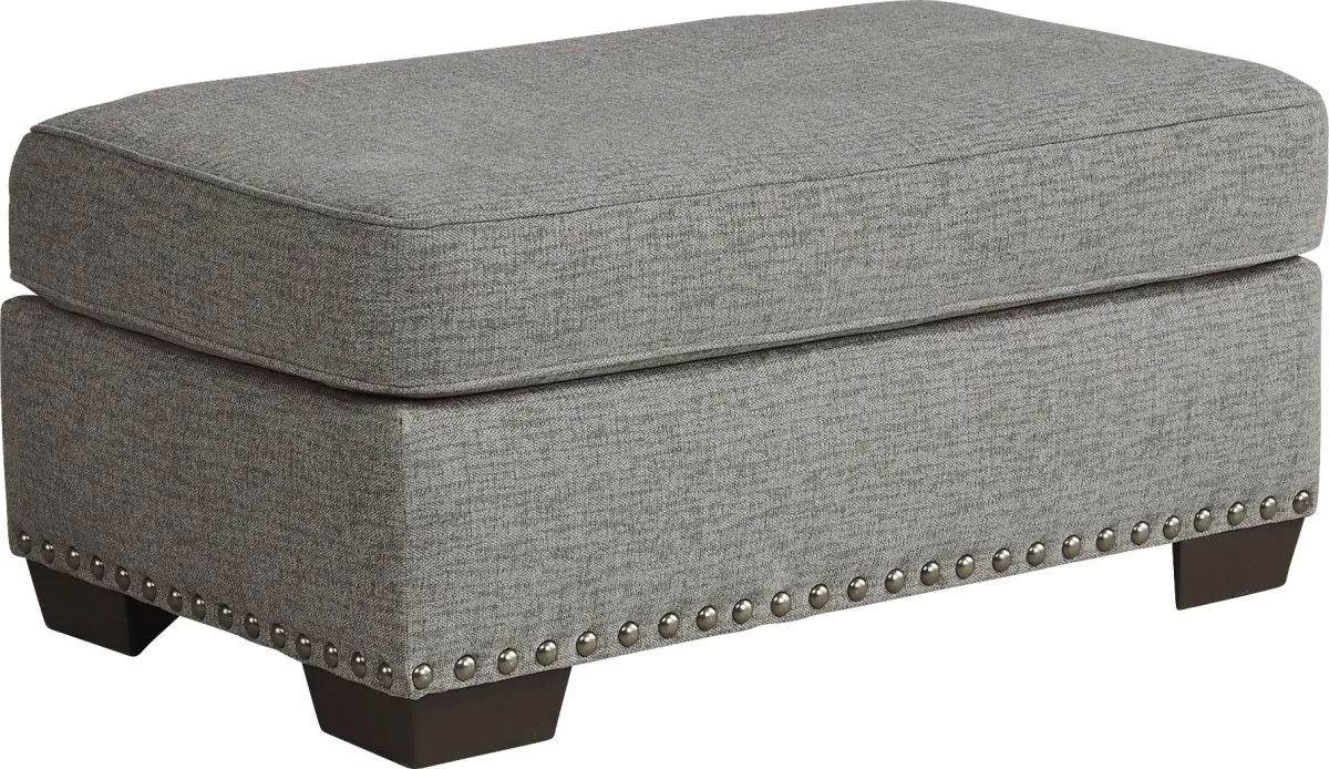 Winsborough Gray Ottoman