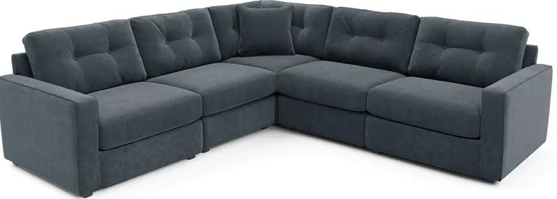 ModularOne Indigo 5 Pc Sectional