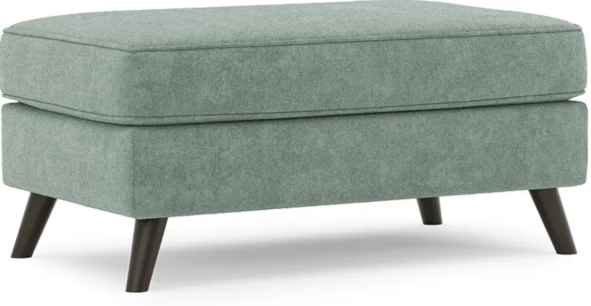 Arlington Seafoam Ottoman